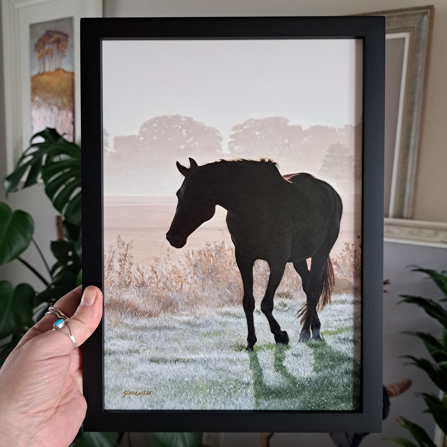 Frosted Dawn | A4 | Oils on board